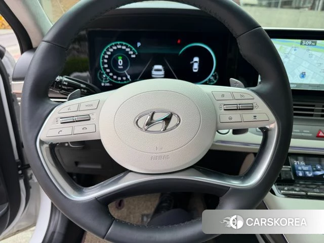 Hyundai The New Grandeur IG Hybrid 2022 Белый из Кореи, фото 3