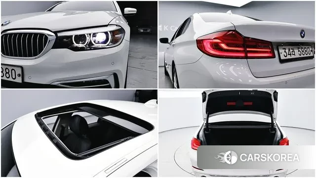 BMW 5 Series (G30) 2019 Белый из Кореи, фото 3