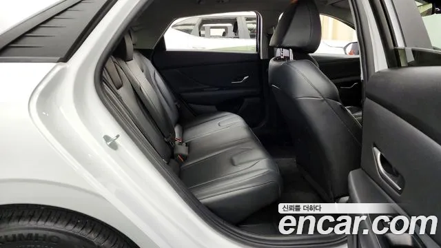 Hyundai Avante Hybrid (CN7) 2021 Белый из Кореи, фото 3