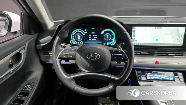 Hyundai The New Grandeur IG Hybrid 2022 Белый из Кореи, фото 4