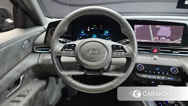 Hyundai The New Avante (CN7) 2023 Черный из Кореи, фото 4