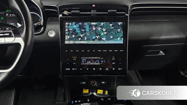 Hyundai Tucson Hybrid (NX4) 2022 Красный из Кореи, фото 4