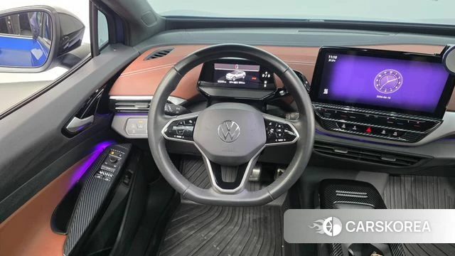 Volkswagen ID.4 2023 Синий из Кореи, фото 4