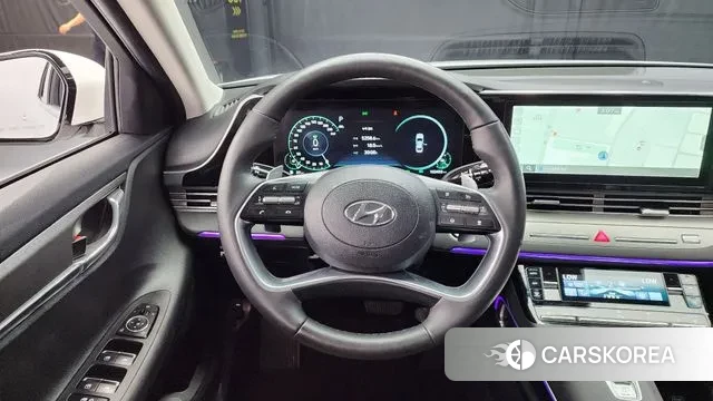 Hyundai The New Grandeur IG Hybrid 2021 Белый из Кореи, фото 4