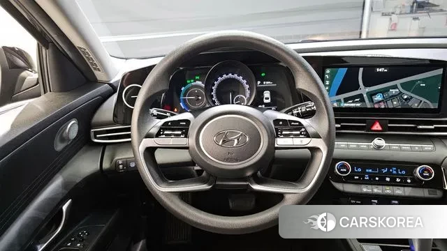 Hyundai Avante Hybrid (CN7) 2021 Черный из Кореи, фото 4