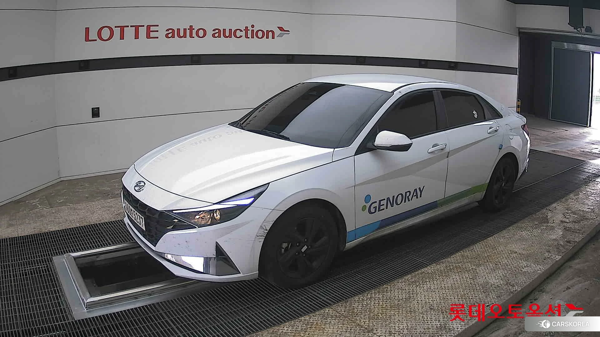 Hyundai Avante Hybrid 2021 Polar White из Кореи, фото 4