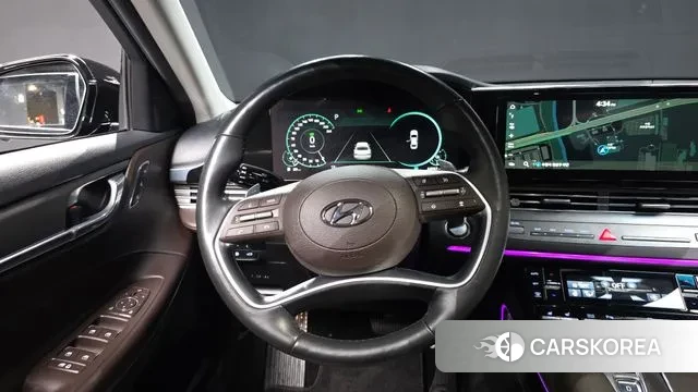 Hyundai The New Grandeur IG Hybrid 2021 Черный из Кореи, фото 4