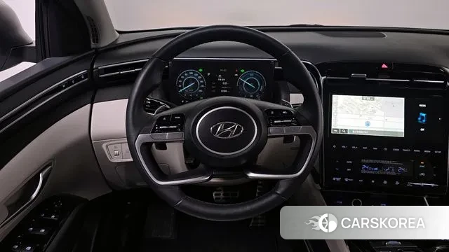 Hyundai Tucson Hybrid (NX4) 2022 Белый из Кореи, фото 4