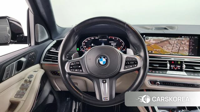 BMW X7 (G07) 2021 Черный из Кореи, фото 4