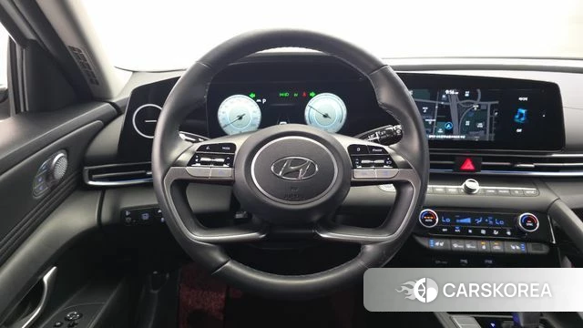 Hyundai Avante Hybrid (CN7) 2021 Белый из Кореи, фото 4