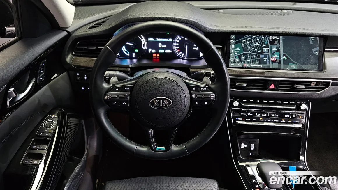 Kia K7 Premier Hybrid 2020 Черный из Кореи, фото 4