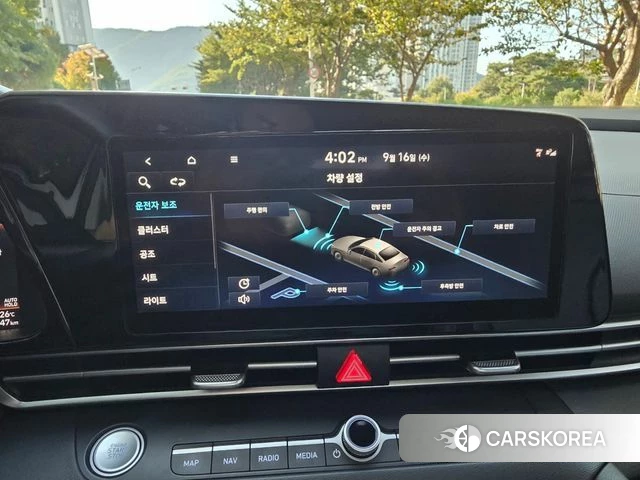 Hyundai Avante (CN7) 2022 Темно-зеленый из Кореи, фото 4