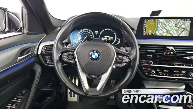 BMW 5 Series (G30) 2018 Черный из Кореи, фото 4