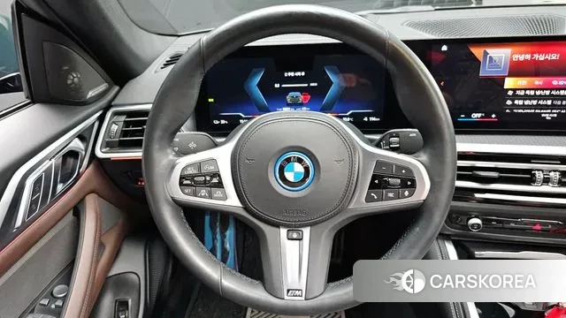BMW i4 2022 Зеленый из Кореи, фото 4