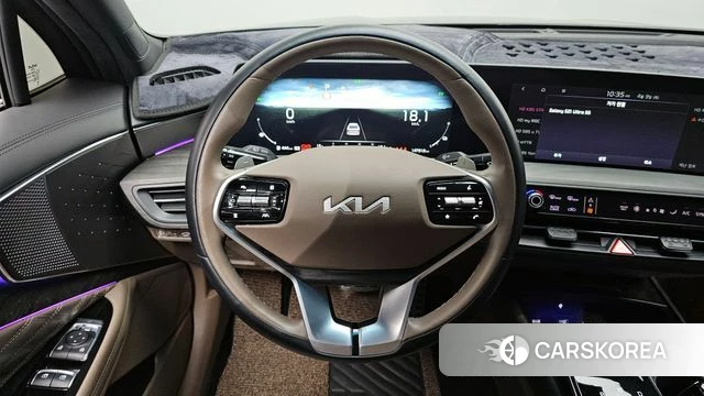 Kia K8 Hybrid 2021 Черный из Кореи, фото 4