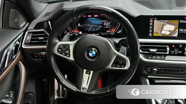 BMW 4 Series (G22) 2021 Темно-зеленый из Кореи, фото 4