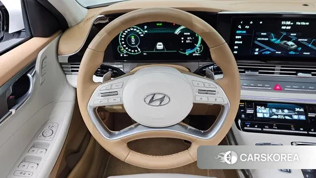 Hyundai The New Grandeur IG Hybrid 2022 Белый из Кореи, фото 4