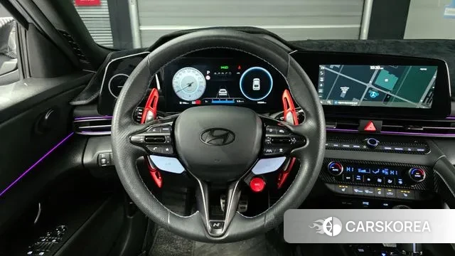 Hyundai The New Avante (CN7) 2024 Небесно-голубой из Кореи, фото 4