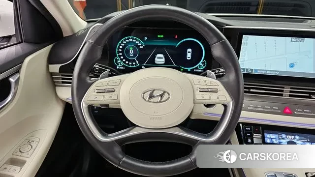Hyundai The New Grandeur IG Hybrid 2021 Белый из Кореи, фото 4