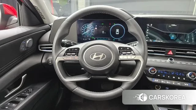 Hyundai The New Avante Hybrid (CN7) 2024 Красный из Кореи, фото 4