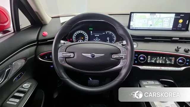 Genesis GV70 2021 Красный из Кореи, фото 4