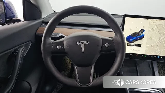 Tesla Model Y 2022 Синий из Кореи, фото 4
