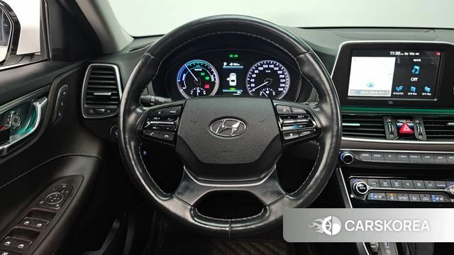 Hyundai Grandeur IG Hybrid 2019 Белый из Кореи, фото 4