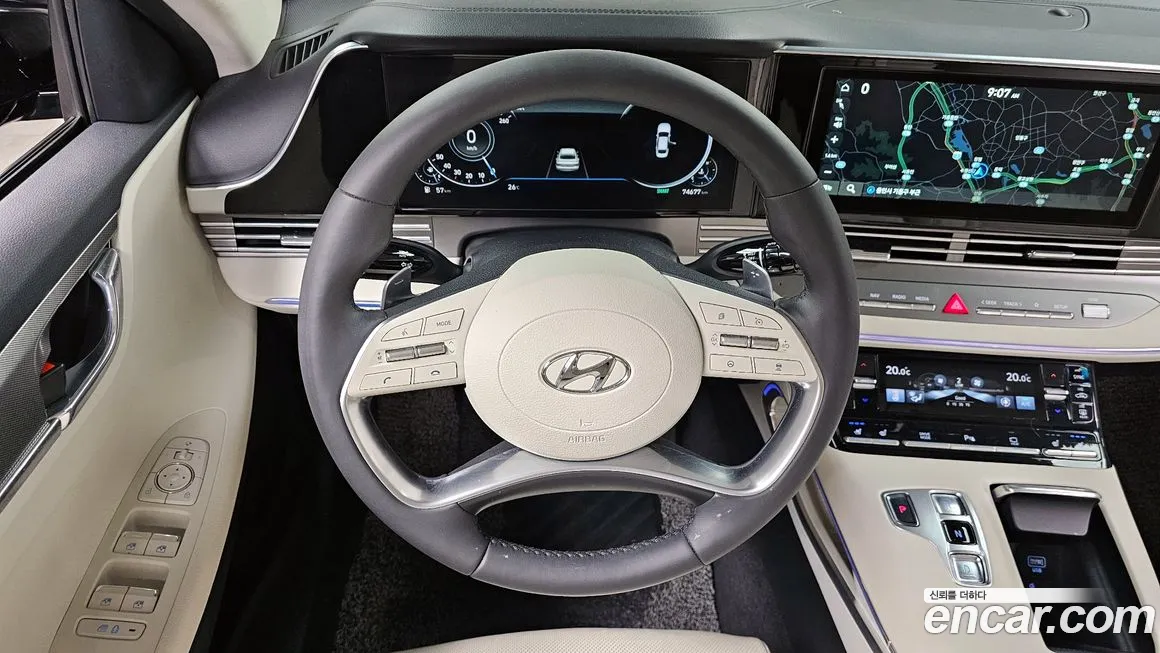 Hyundai The New Grandeur IG 2021 Черный из Кореи, фото 4
