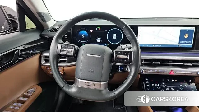 Hyundai Grandeur Hybrid (GN7) 2023 Черный из Кореи, фото 4