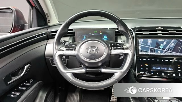 Hyundai Tucson Hybrid (NX4) 2021 Красный из Кореи, фото 4