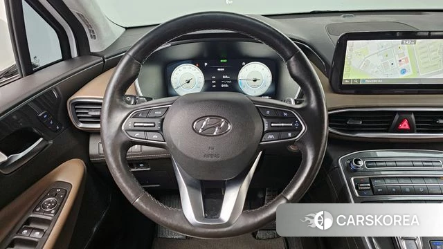 Hyundai The New Santa Fe 2021 Белый из Кореи, фото 4