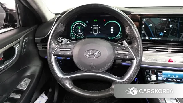 Hyundai The New Grandeur IG Hybrid 2020 Черный из Кореи, фото 4