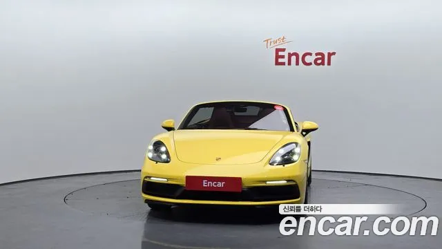 Porsche 718 Boxster 2022 Желтый из Кореи, фото 4