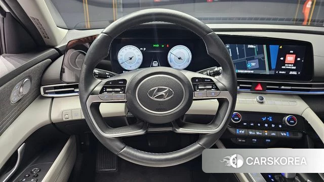 Hyundai Avante Hybrid (CN7) 2022 Белый из Кореи, фото 4