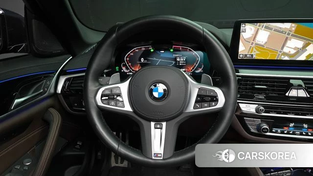 BMW 5 Series (G30) 2023 Черный из Кореи, фото 4