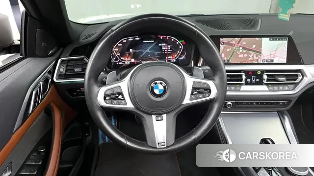 BMW 4 Series (G22) 2023 Светло-серебряный цвет из Кореи, фото 4