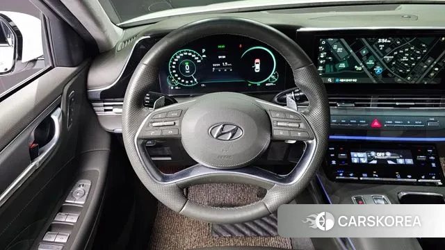 Hyundai The New Grandeur IG Hybrid 2020 Белый из Кореи, фото 4