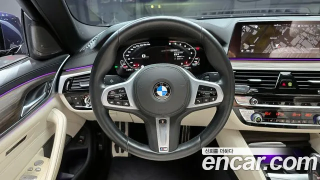 BMW 5 Series (G30) 2020 Синий из Кореи, фото 4