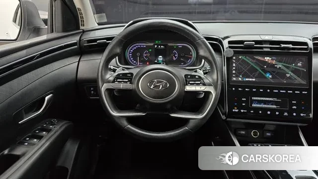 Hyundai Tucson Hybrid (NX4) 2021 Белый из Кореи, фото 4