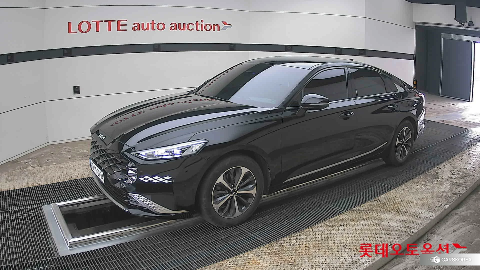 Kia K8 Hybrid 2022 Aurora Black Pearl из Кореи, фото 4