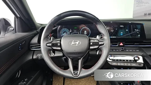 Hyundai The New Avante Hybrid (CN7) 2023 Белый из Кореи, фото 4