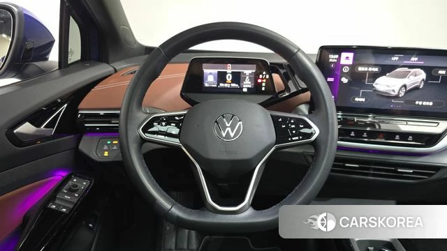 Volkswagen ID.4 2023 Синий из Кореи, фото 4