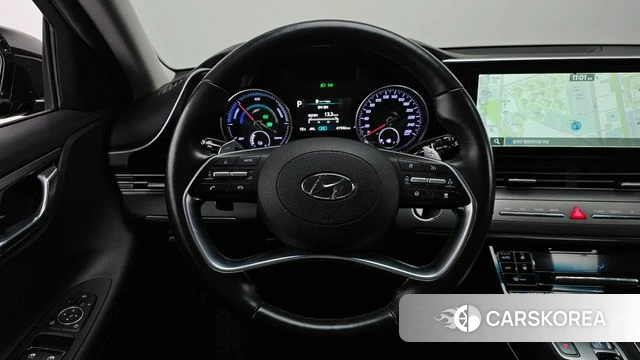 Hyundai The New Grandeur IG Hybrid 2021 Черный из Кореи, фото 4