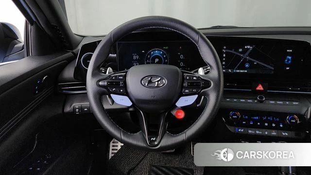 Hyundai Avante (CN7) 2023 Небесно-голубой из Кореи, фото 4