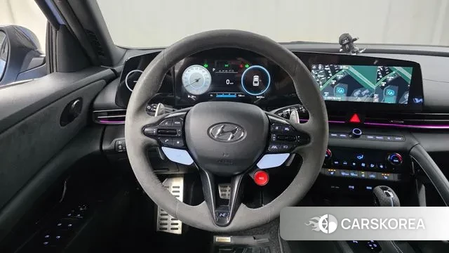 Hyundai Avante (CN7) 2022 Небесно-голубой из Кореи, фото 4