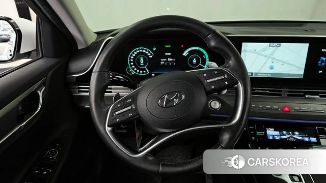 Hyundai The New Grandeur IG Hybrid 2022 Белый из Кореи, фото 4