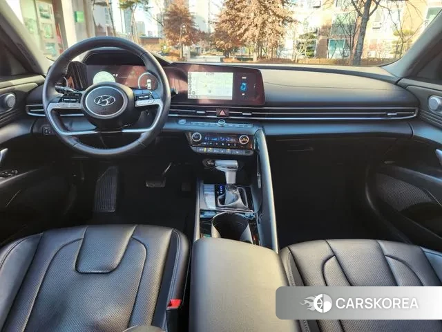 Hyundai Avante Hybrid (CN7) 2021 Белый из Кореи, фото 4