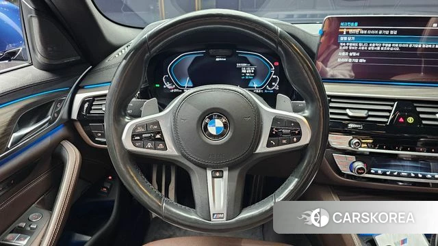 BMW 5 Series (G30) 2021 Синий из Кореи, фото 4