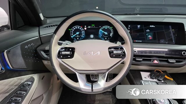 Kia K8 Hybrid 2023 Белый из Кореи, фото 4