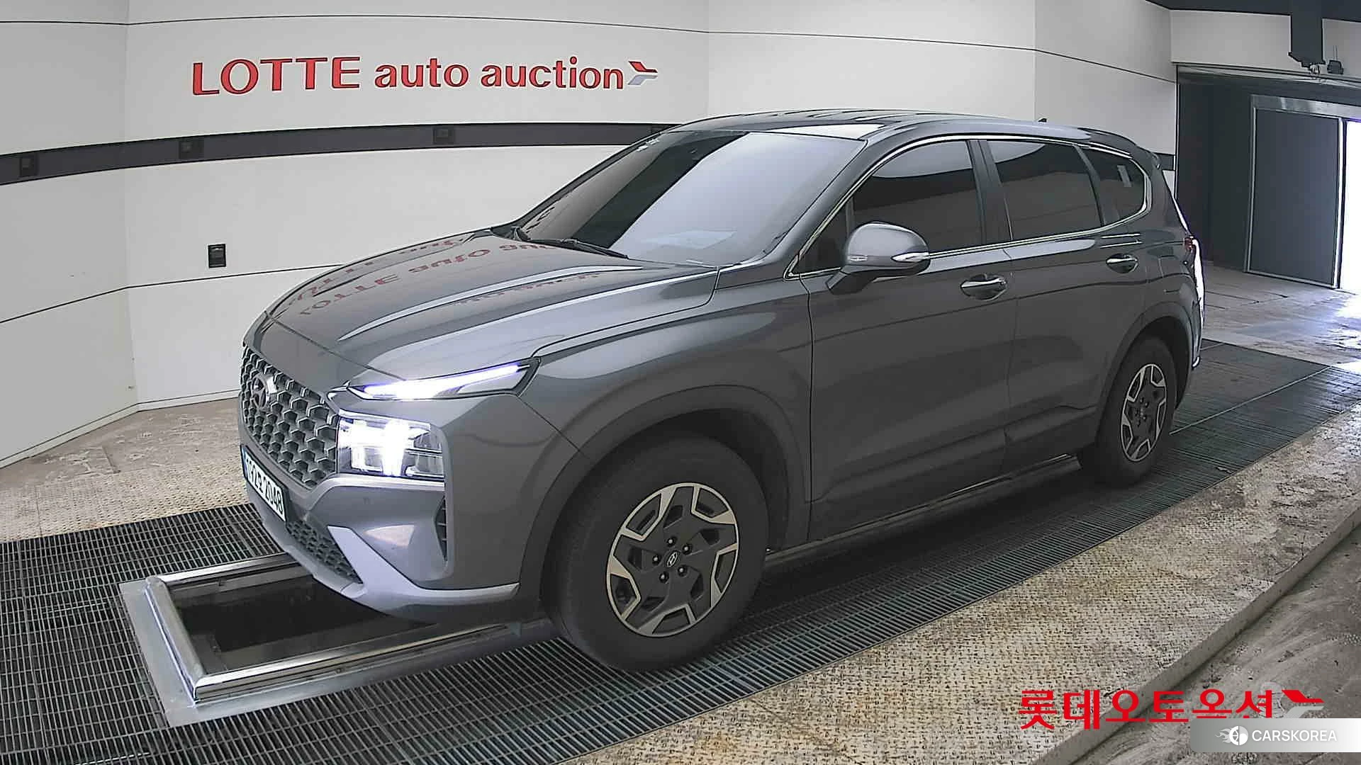 Hyundai Santa Fe Hybrid 2022 Magnetic Grey Metallic из Кореи, фото 4